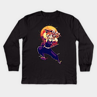 Demon Slayer Tengen Uzui Kids Long Sleeve T-Shirt